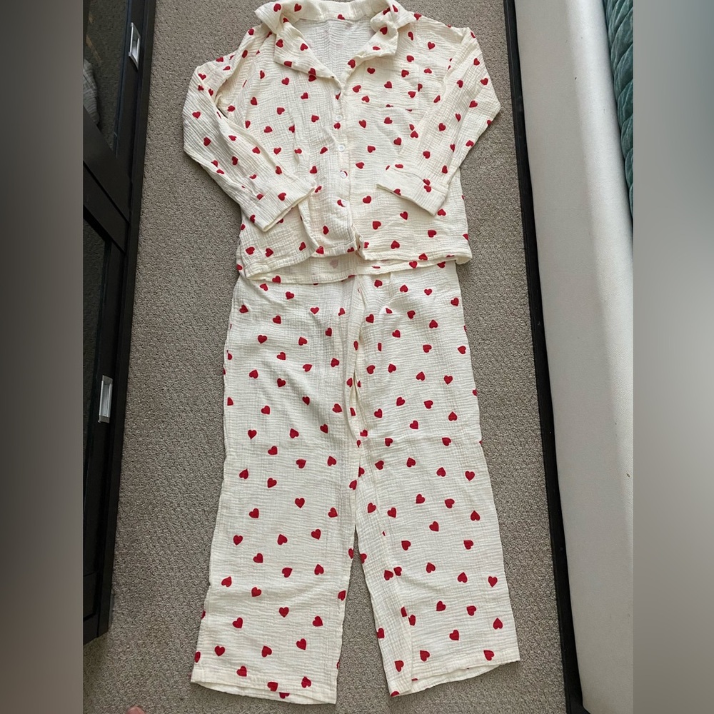 Heart Pjs Size Small - image 1